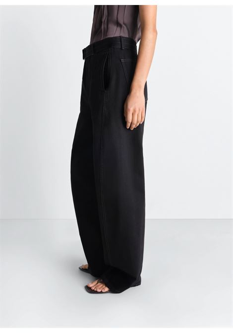 pantaloni twisted belted unisex neri LEMAIRE | PA326 LD1055BK999